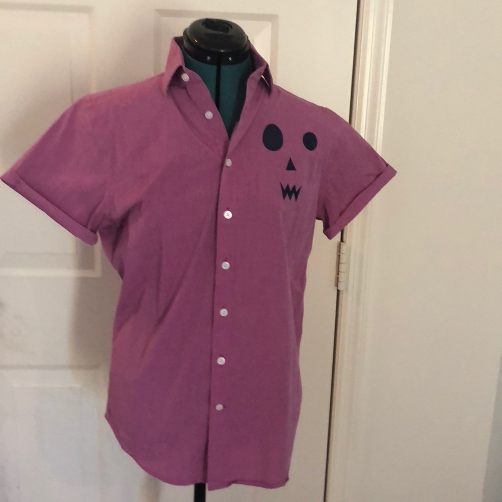 Graphic Button Up